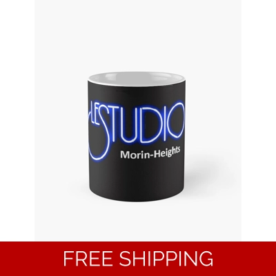 Classic Mug A Black White & Blue Logo MH